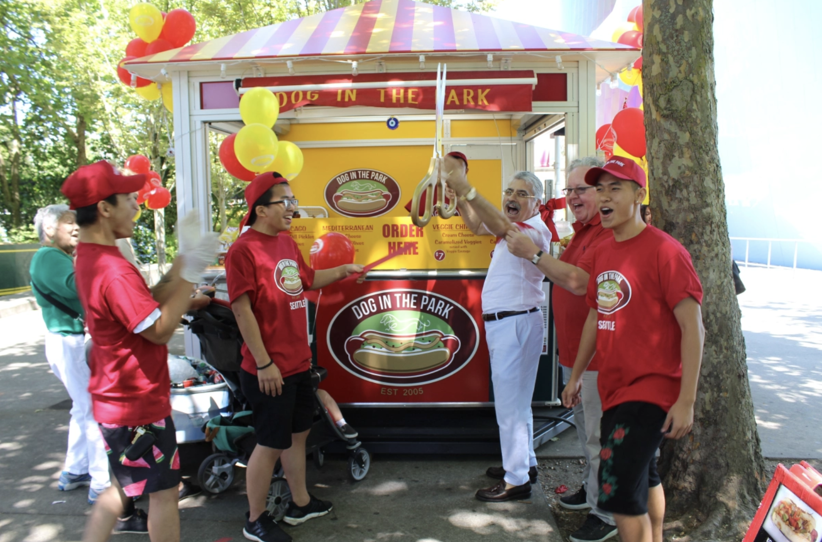 Exterior of food truck