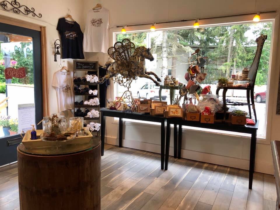 Interior of apothecary