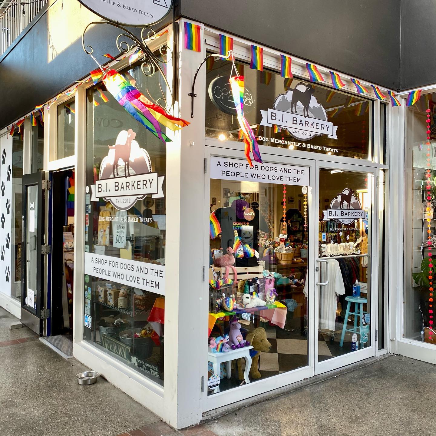 Exterior of store