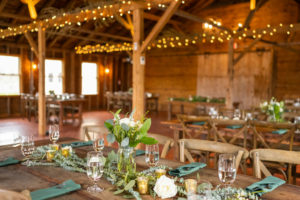 The interior of The Barn at Bradstreet Farm