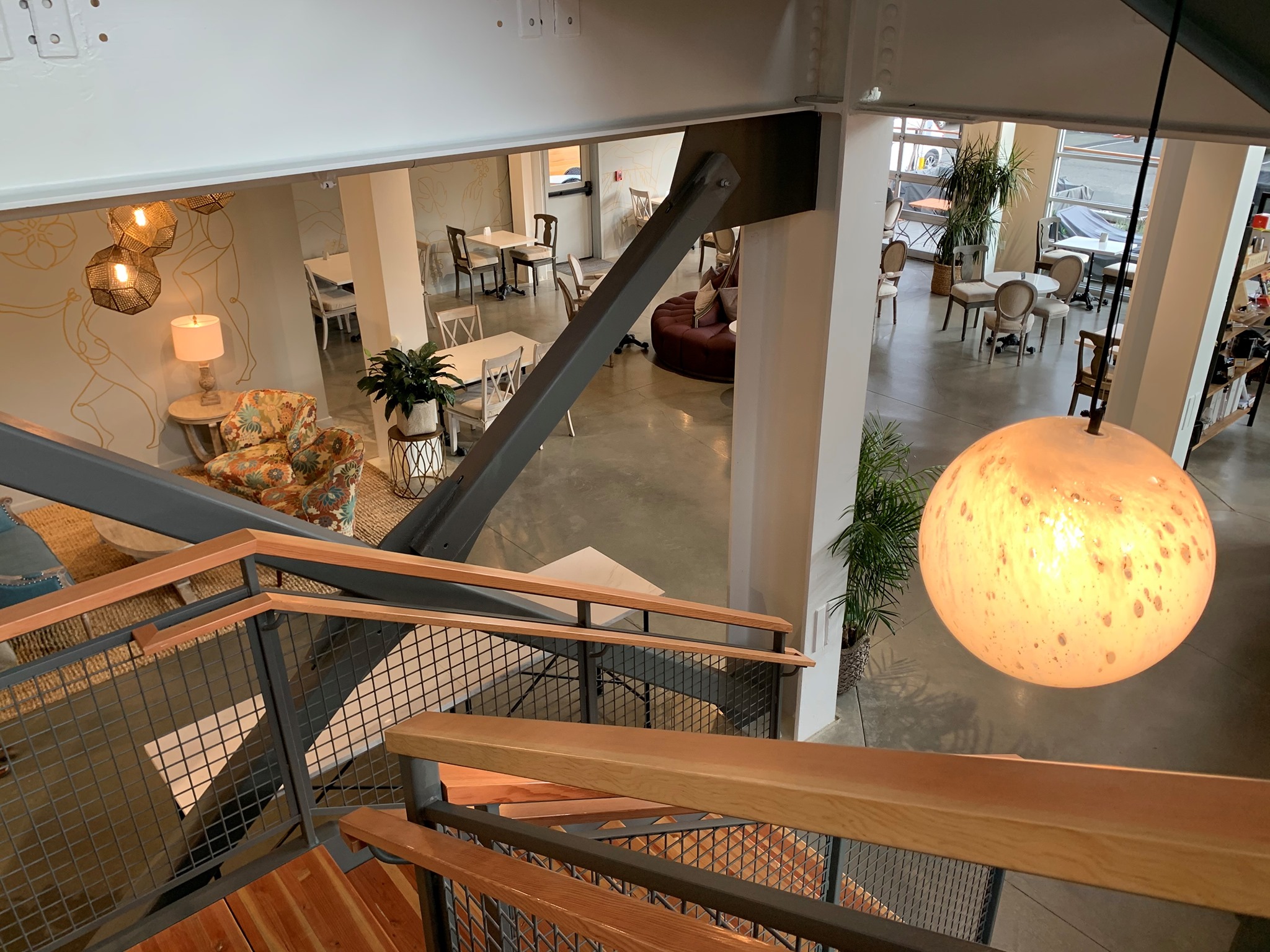 Interior of tasting room