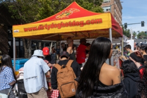 Exterior of food truck