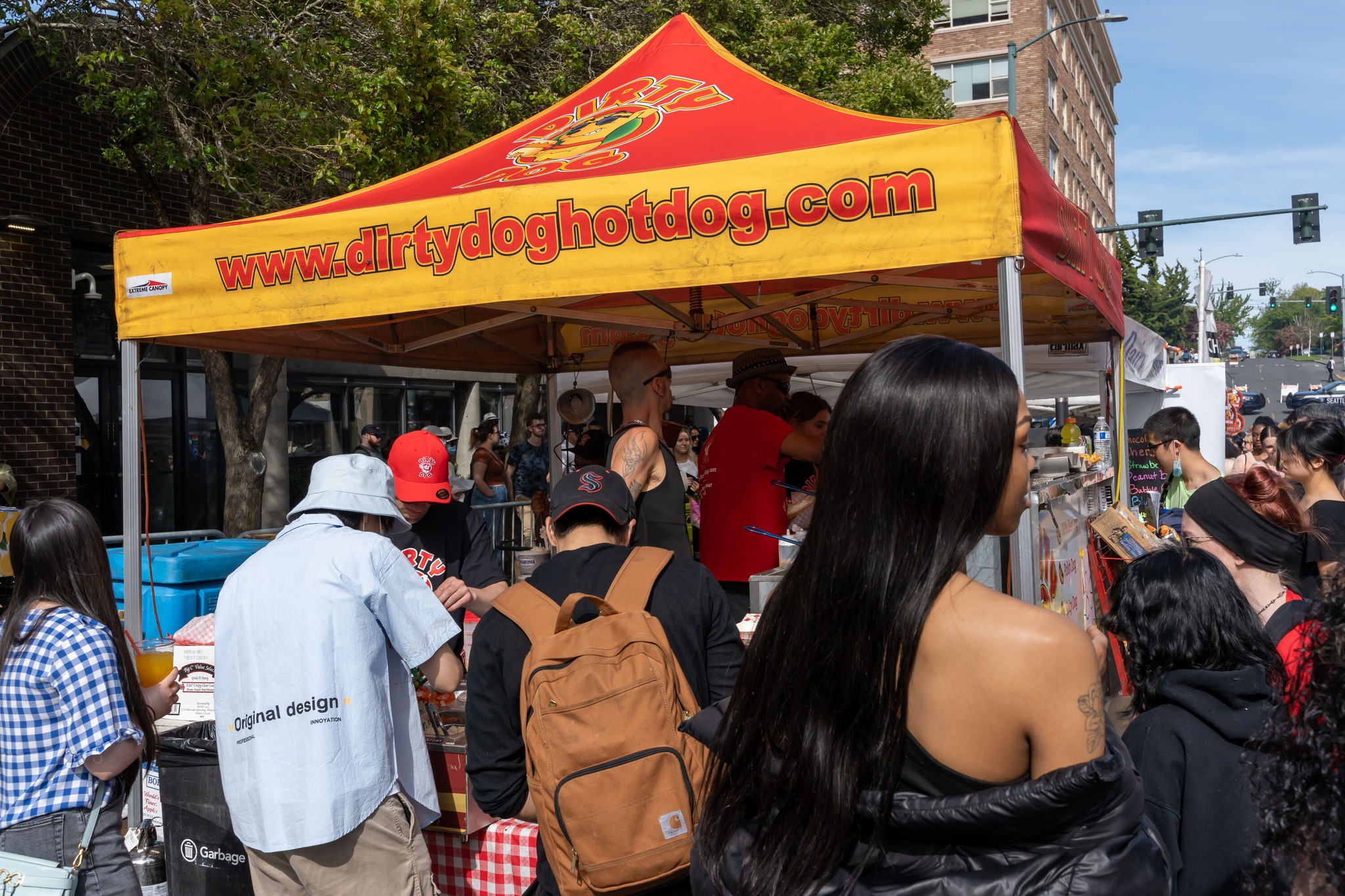 Exterior of food truck