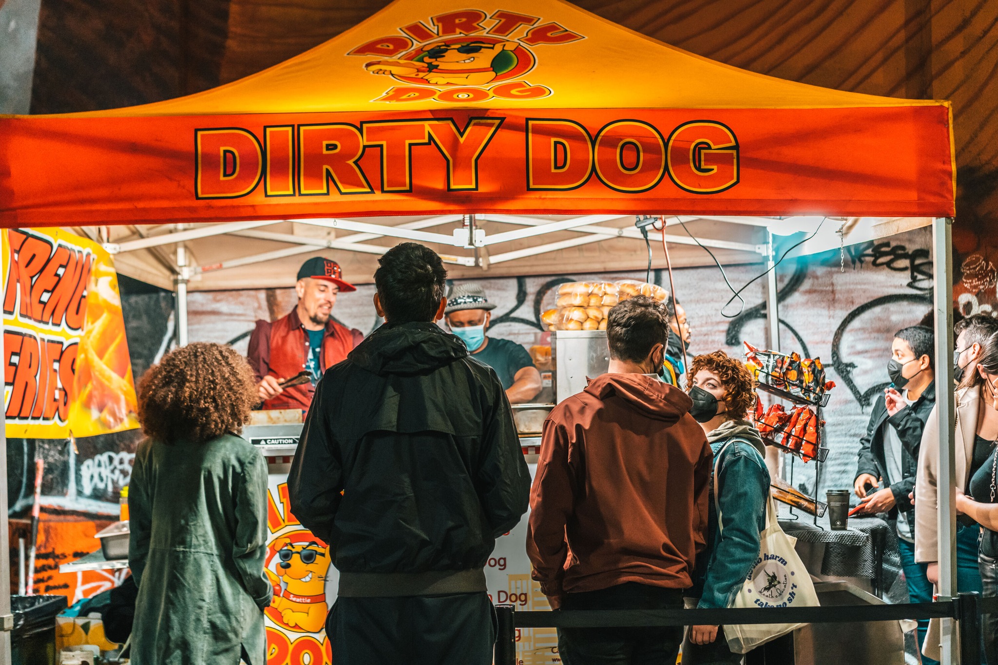 Exterior of food truck