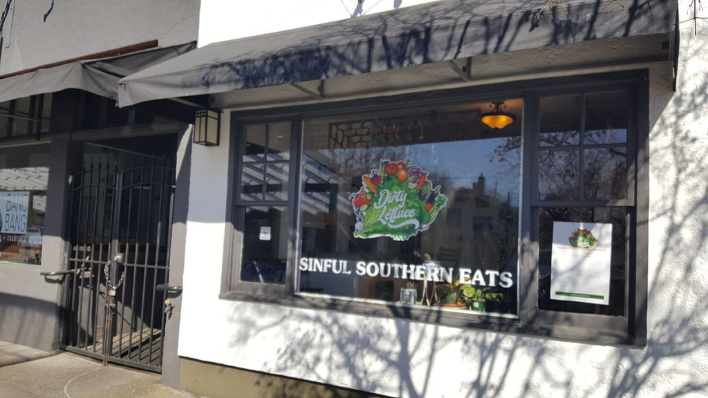 Exterior of restaurant