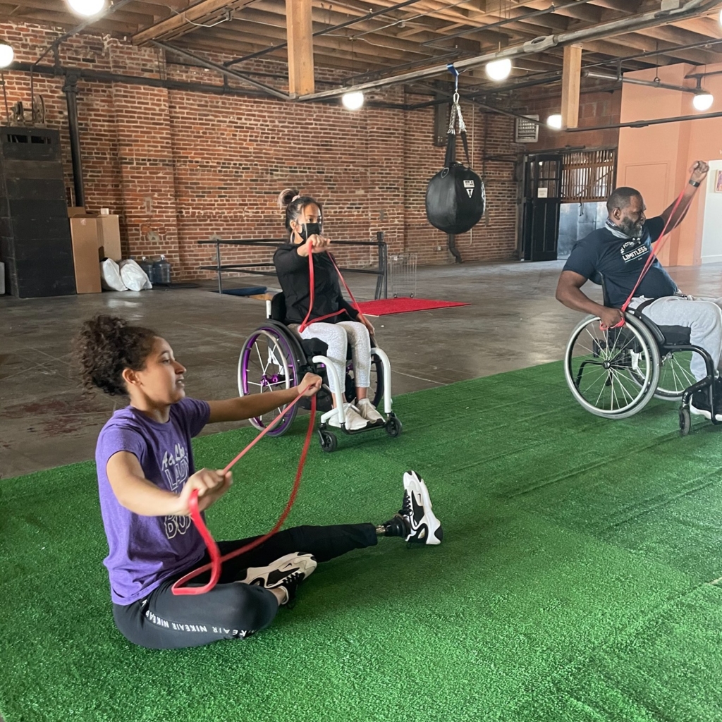 The gym at Disabled But Not Really