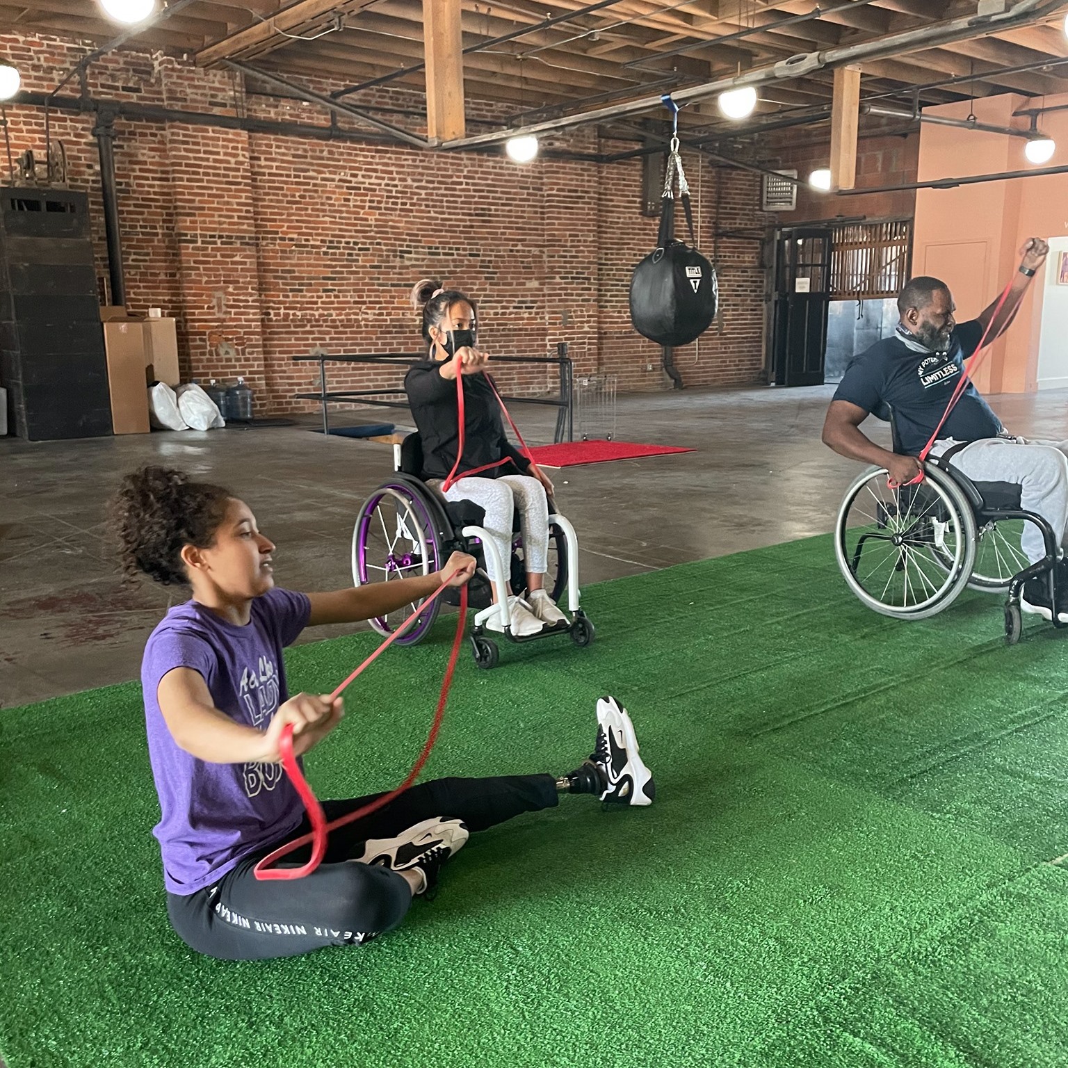 The gym at Disabled But Not Really
