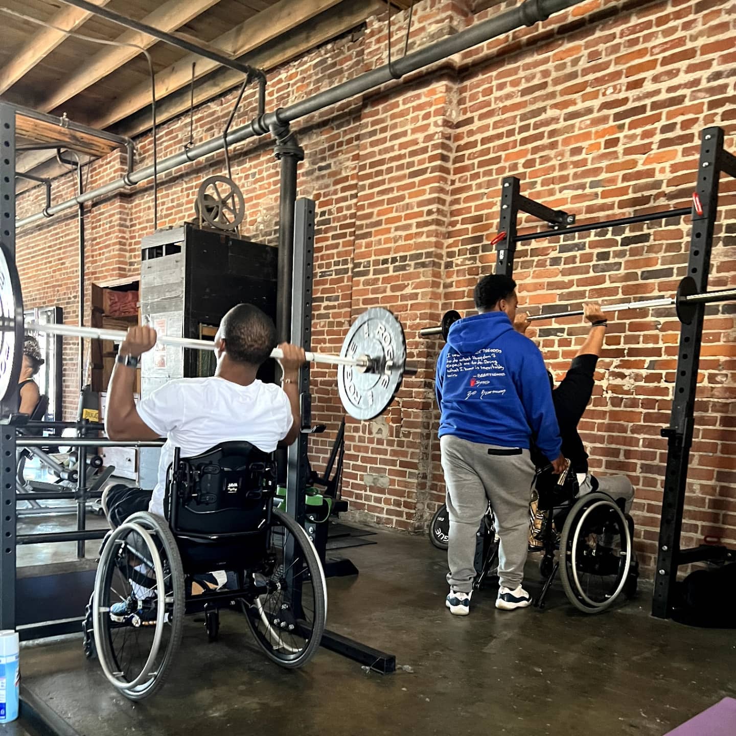 The gym at Disabled But Not Really