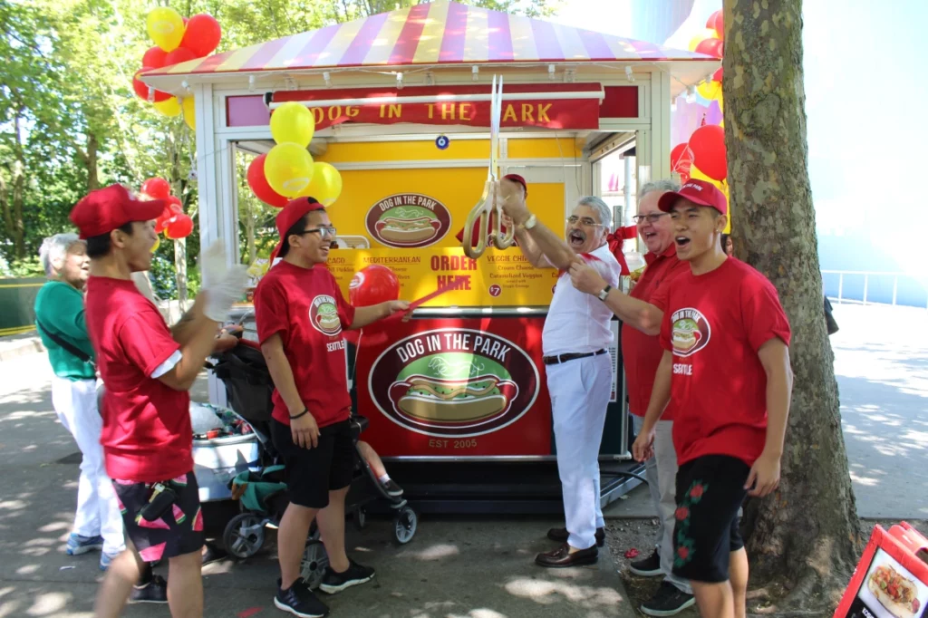Exterior of food truck