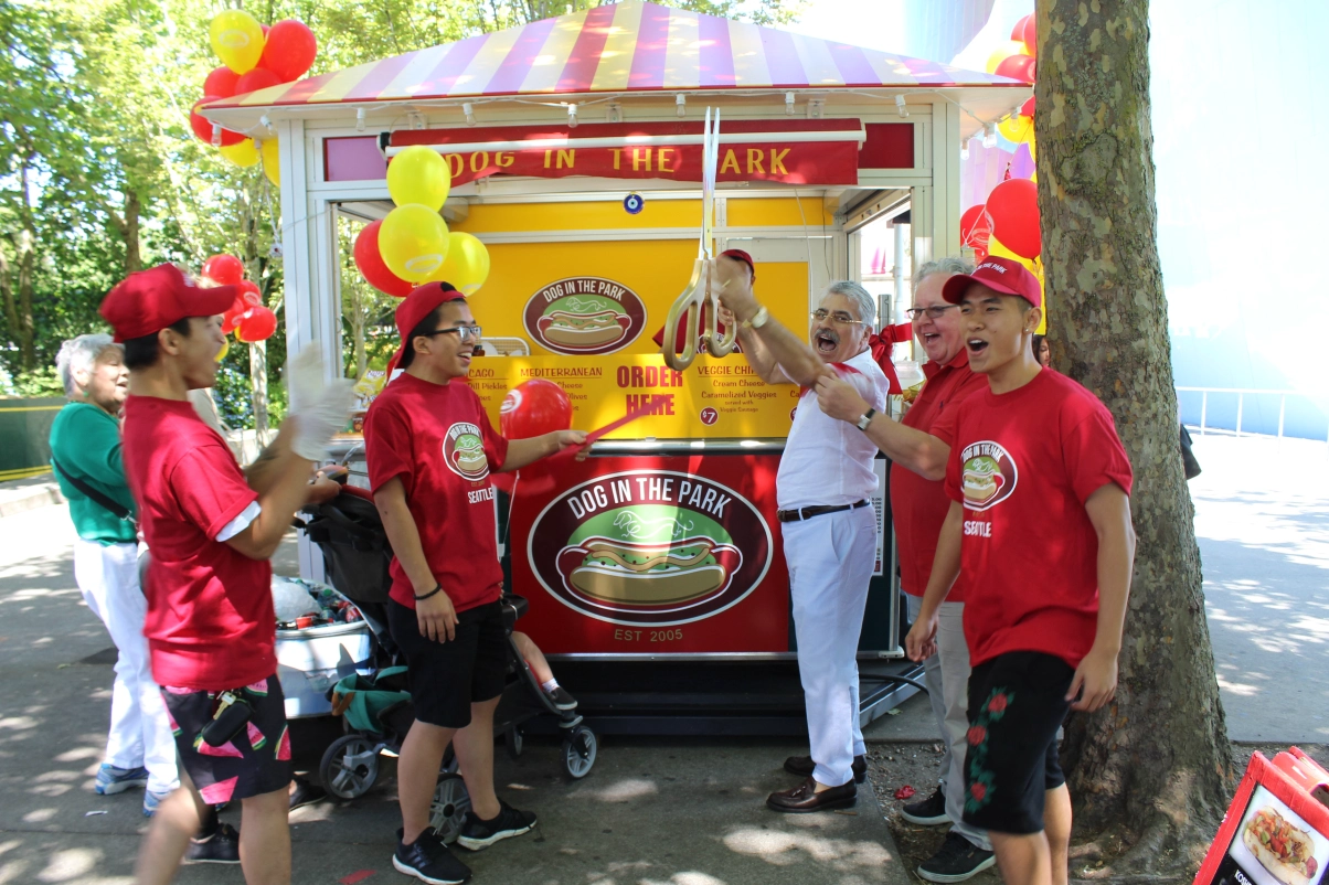 Exterior of food truck