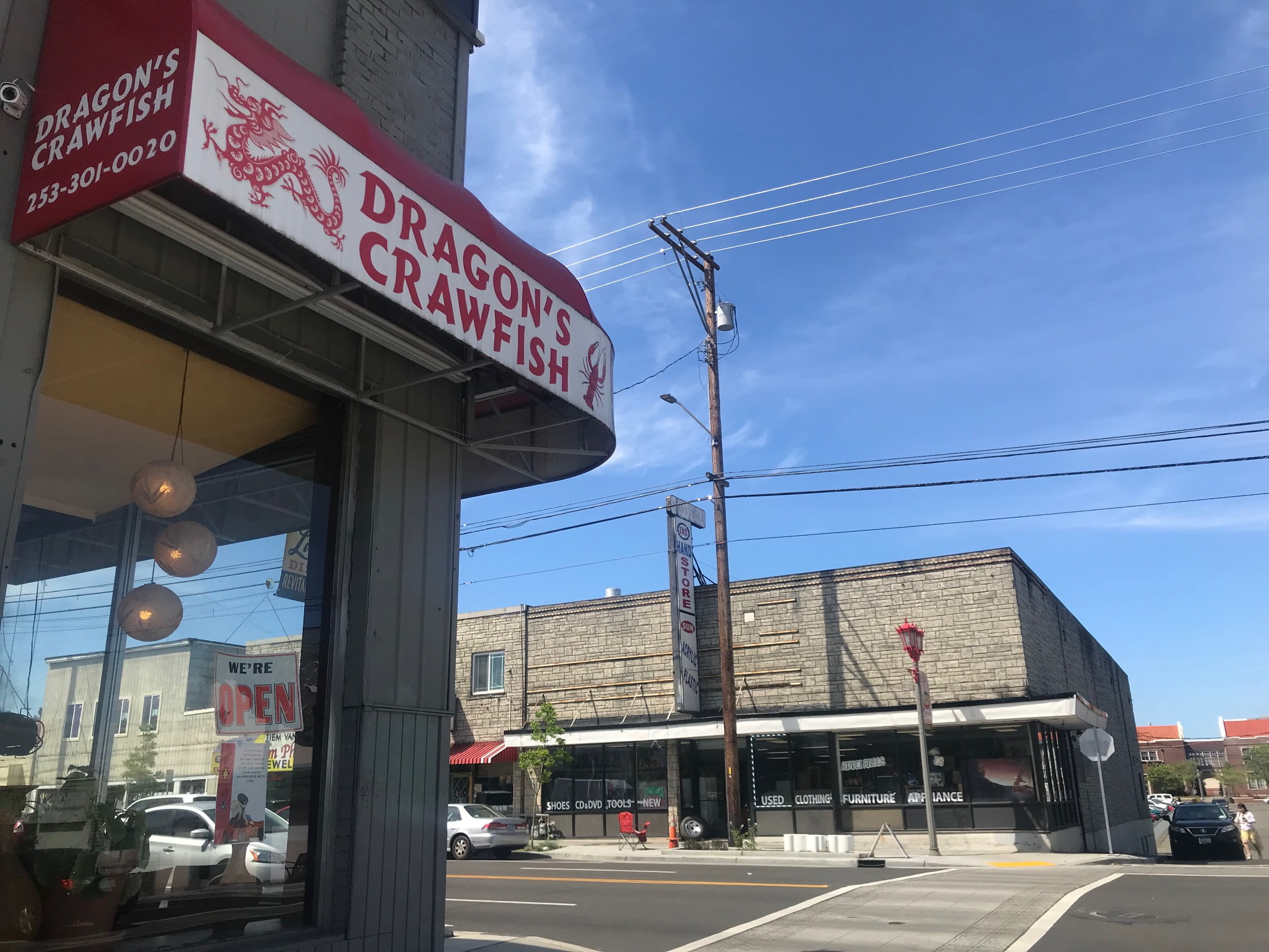 Exterior of restaurant