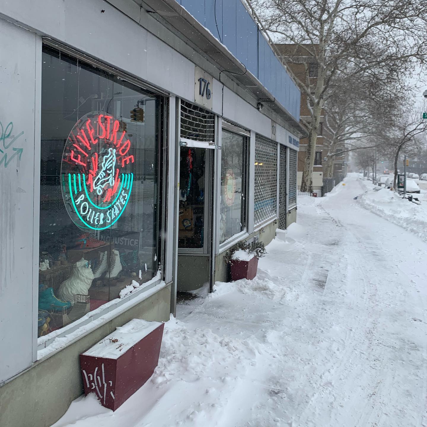 Exterior of store