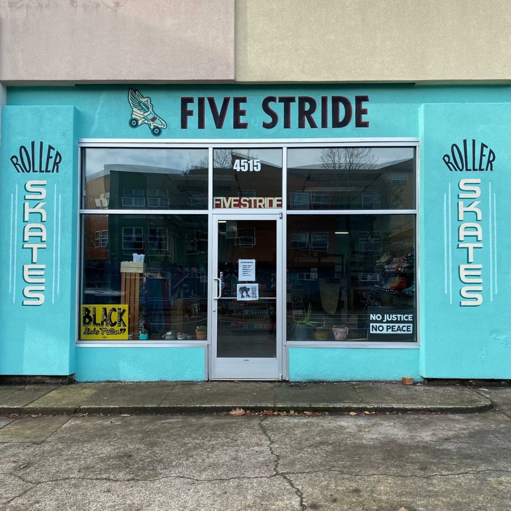Exterior of store