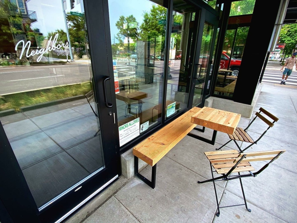 Exterior of taproom