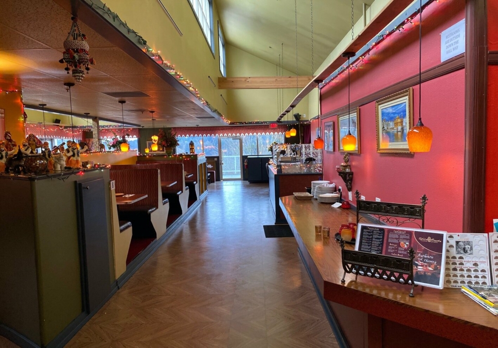 Interior of restaurant