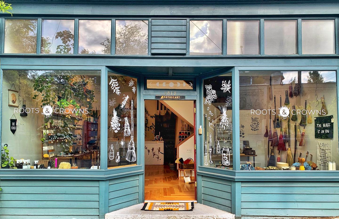 Exterior of store