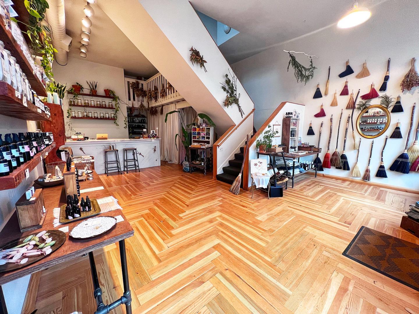 Interior of store