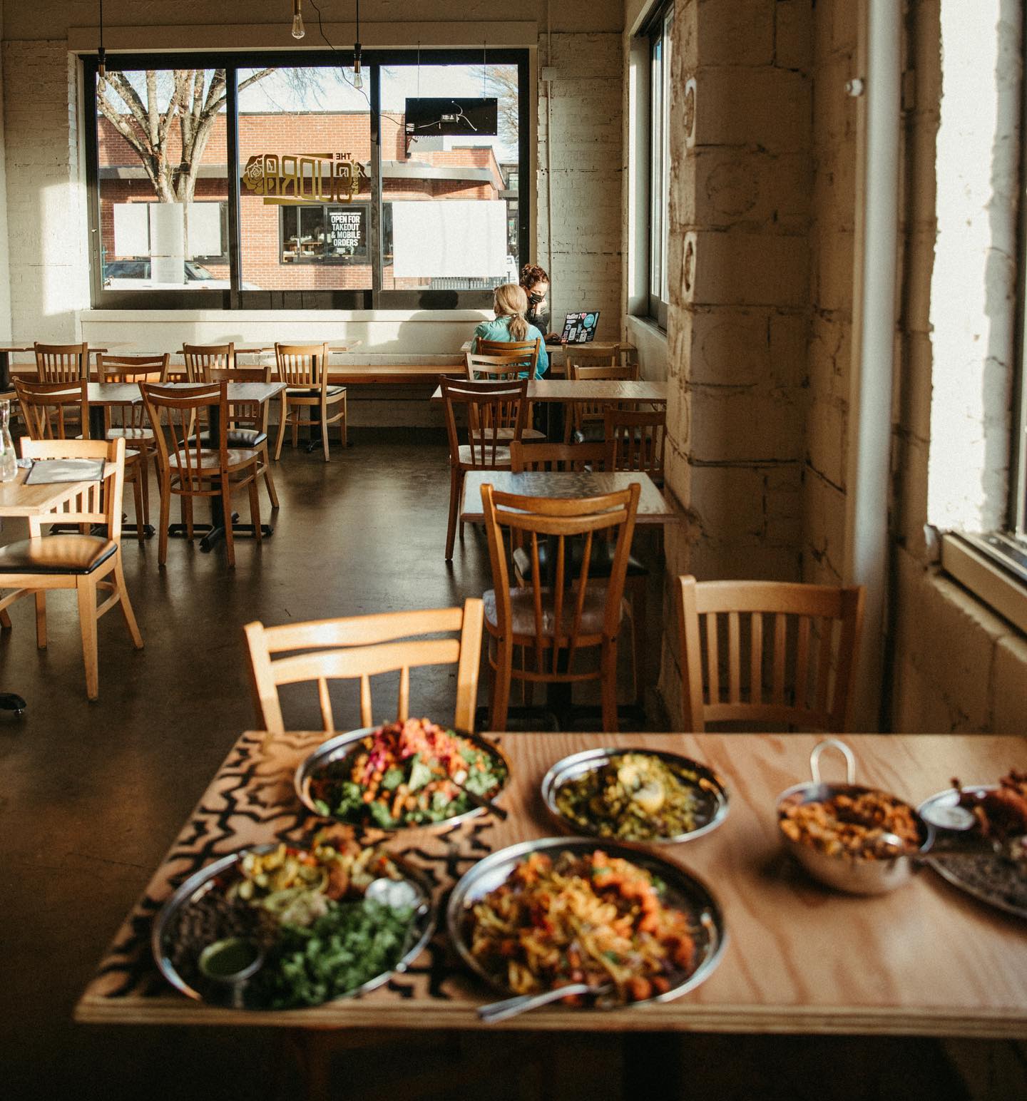 Interior of restaurant