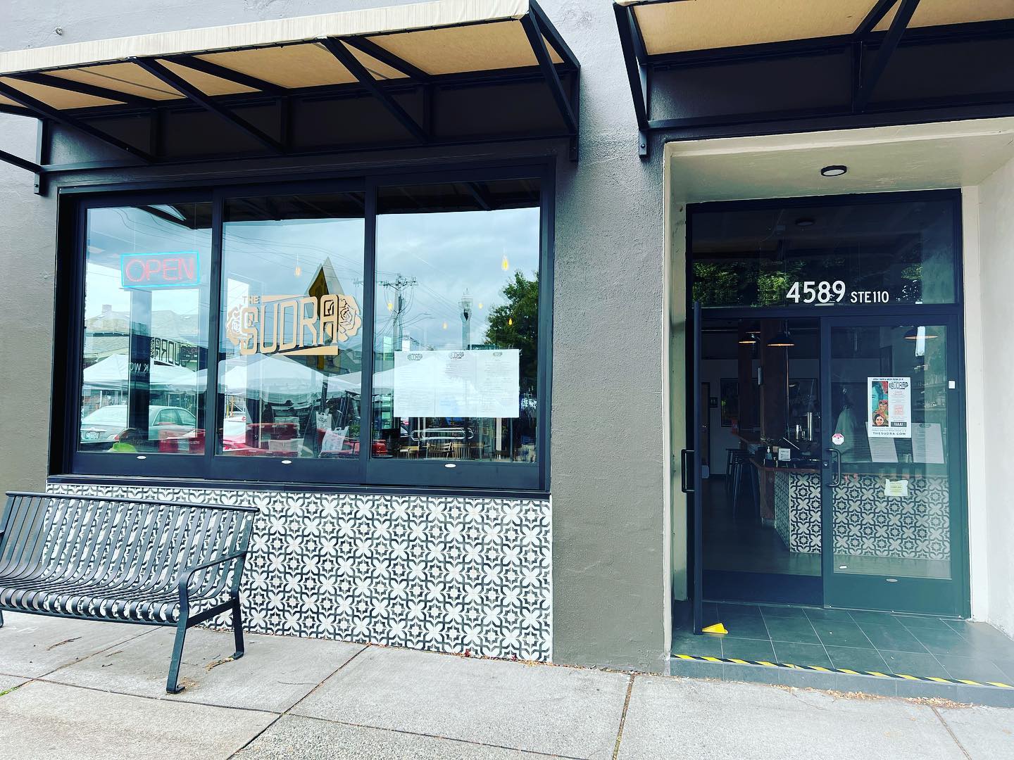 Exterior of restaurant
