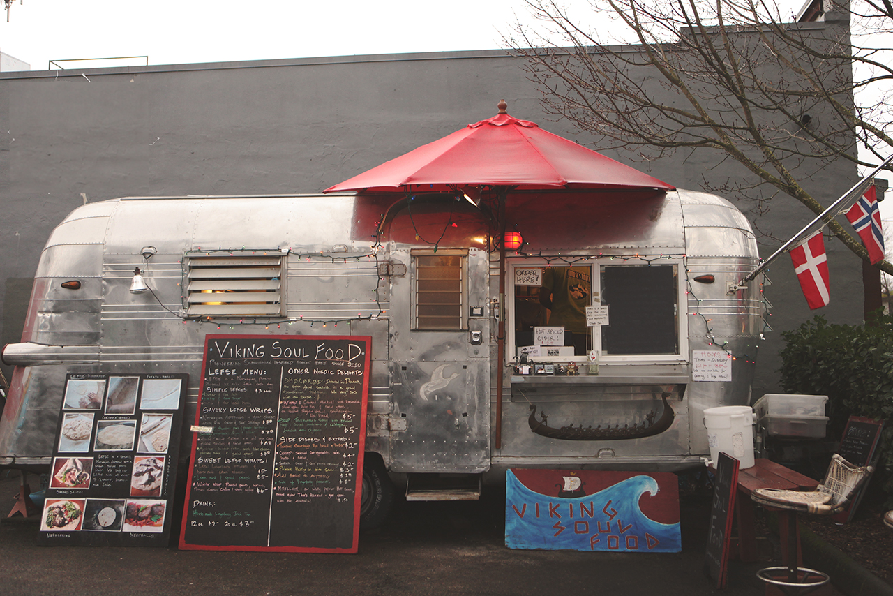 Exterior of food cart