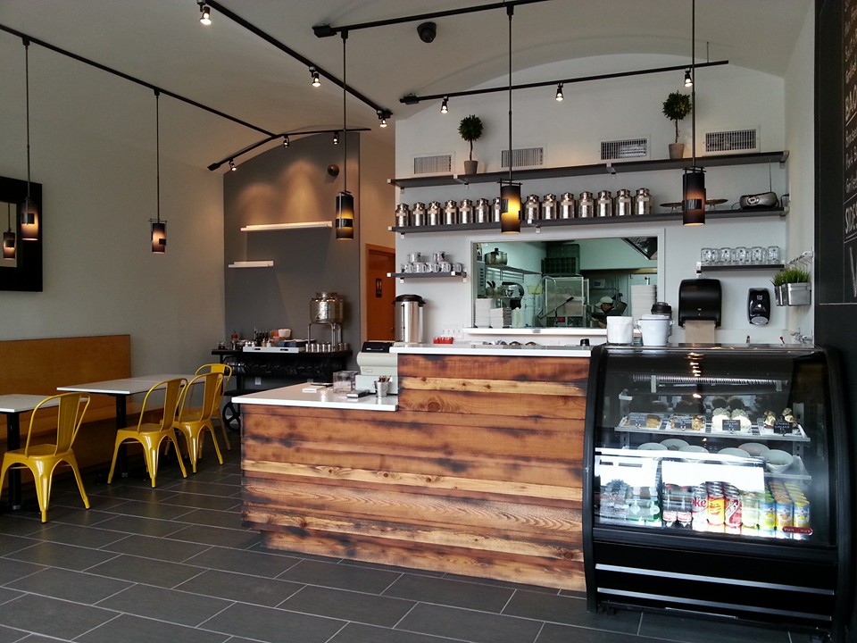 Interior of restaurant
