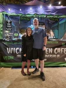 Owner Correna Hernandez and husband