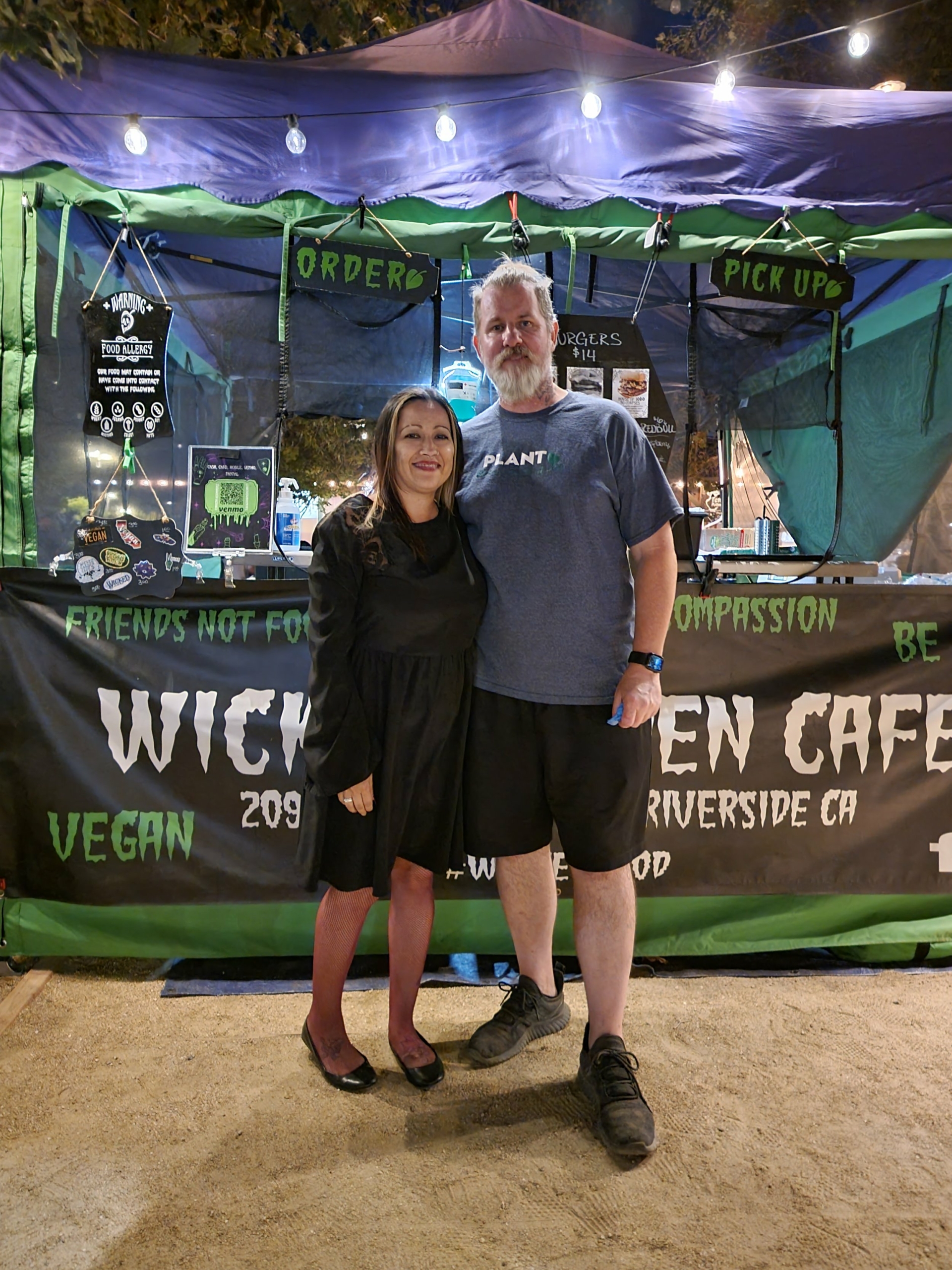 Owner Correna Hernandez and husband