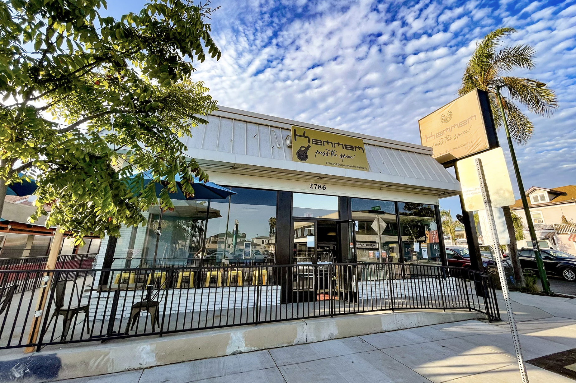 Exterior of restaurant