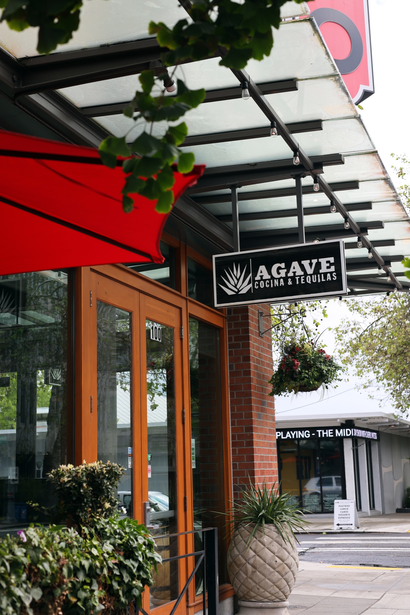 Exterior of restaurant