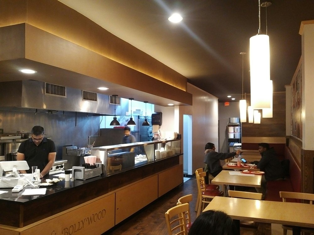 Interior of restaurant