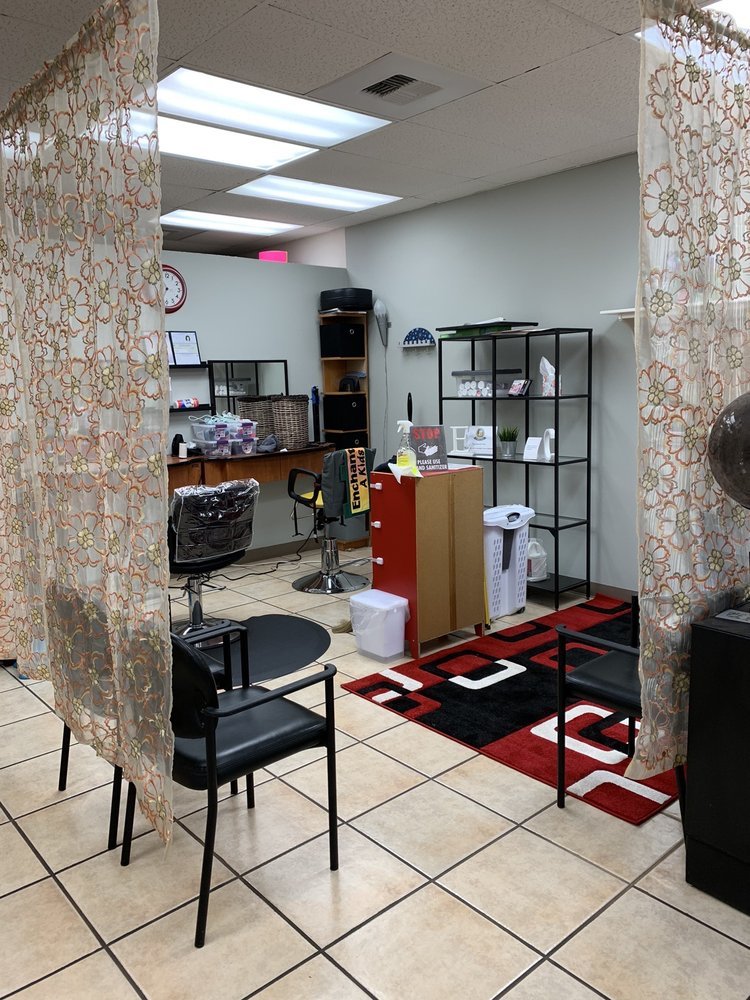 Interior of salon