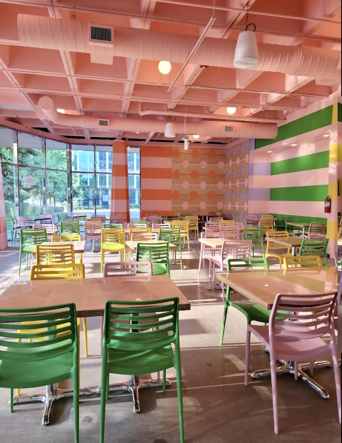 Interior of restaurant
