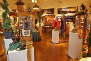 Interior of store