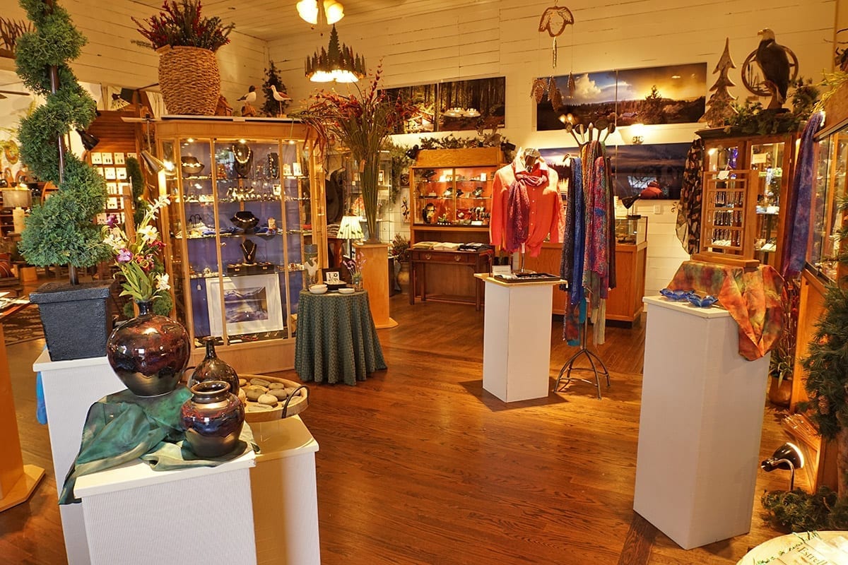 Interior of store