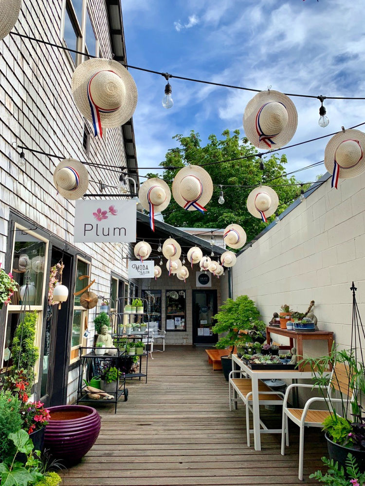 Exterior of store