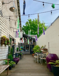 Exterior of store