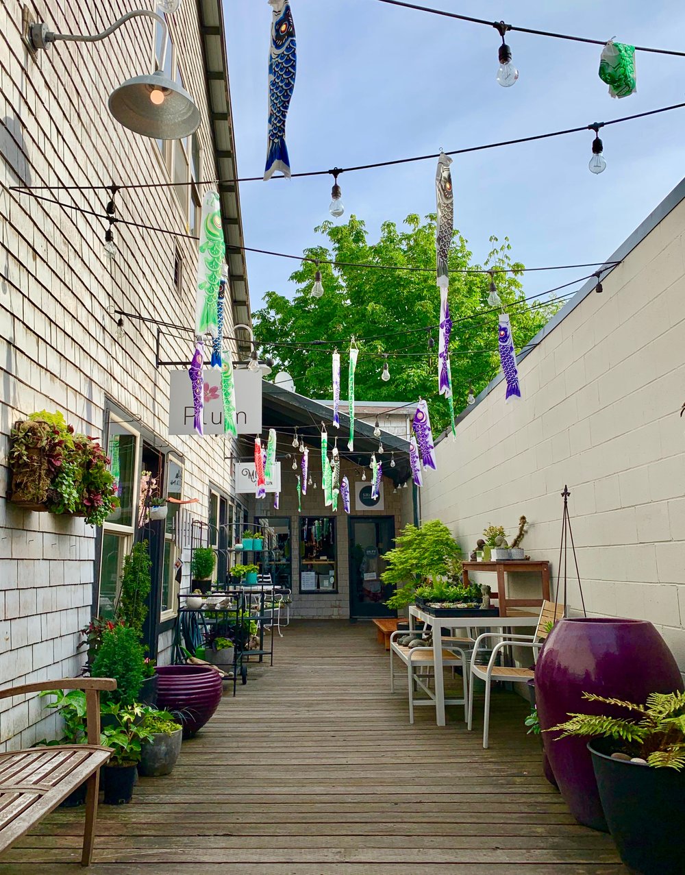 Exterior of store