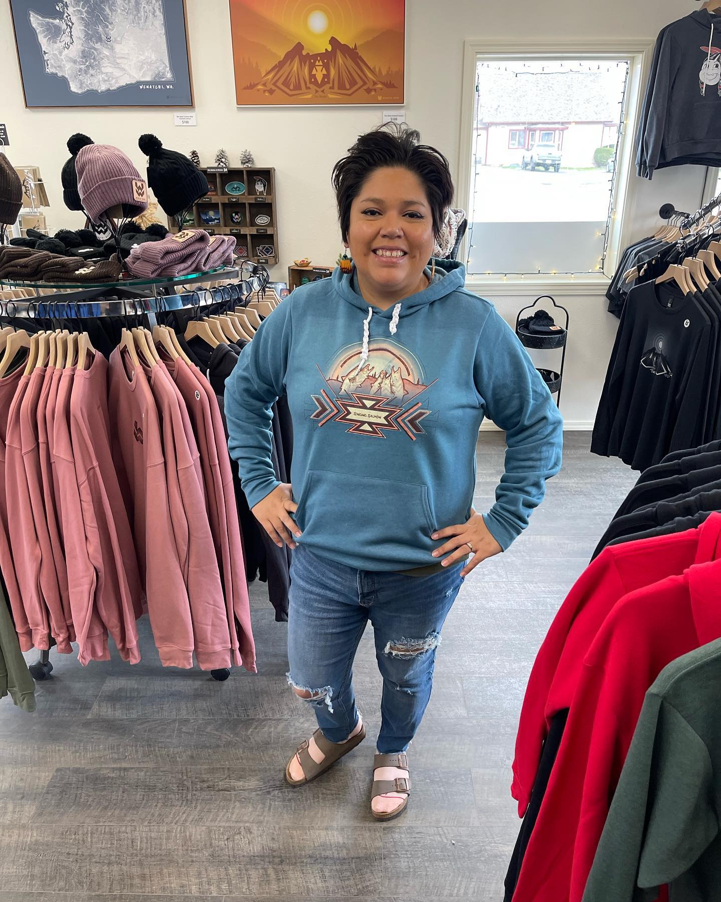 Wenatchi Wear owner and designer, Mary Big Bull-Lewis