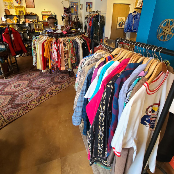 cartwheel vintage clothing racks