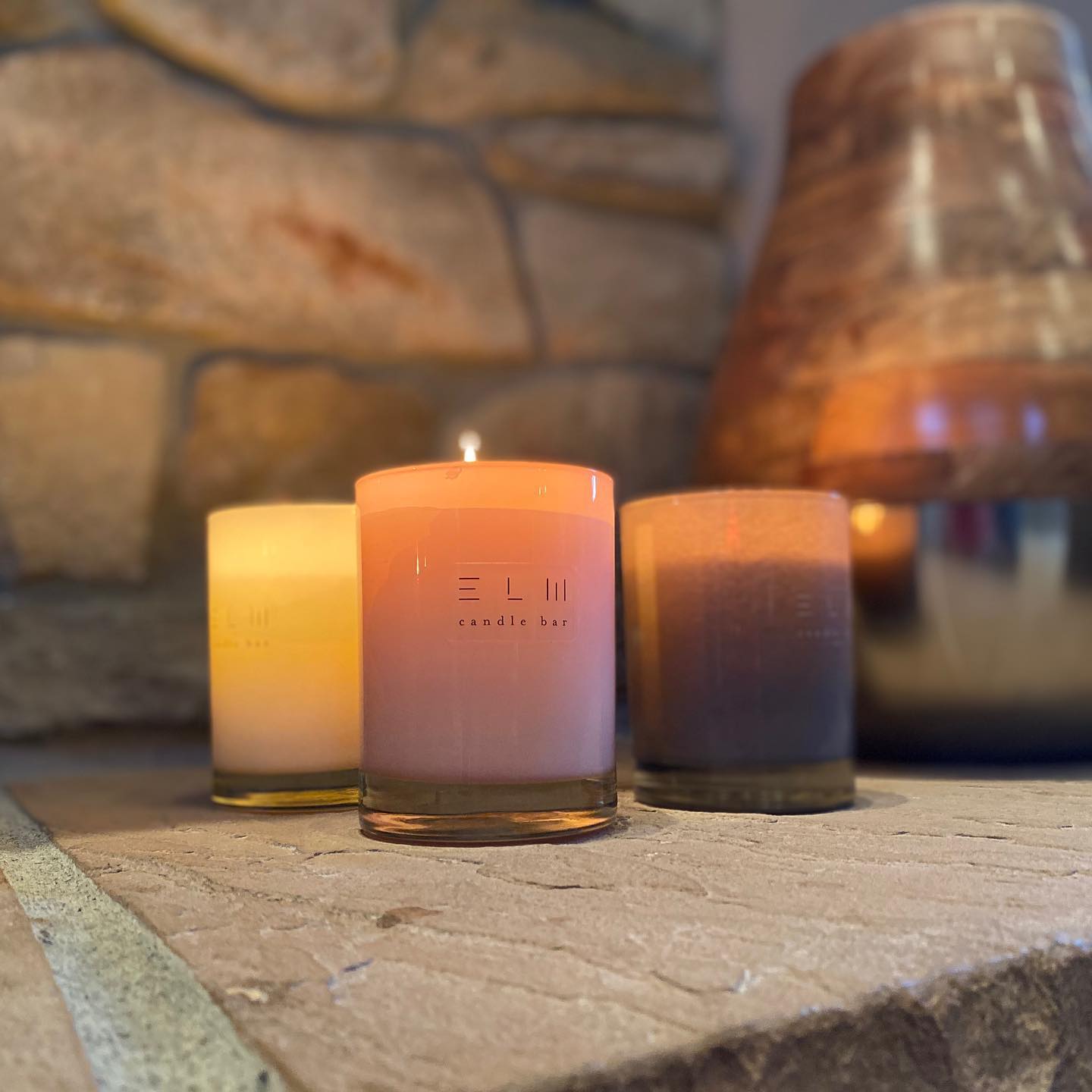 Elm Candle Bar Closeup