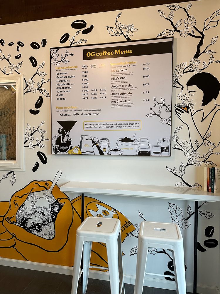 OG Coffee menu