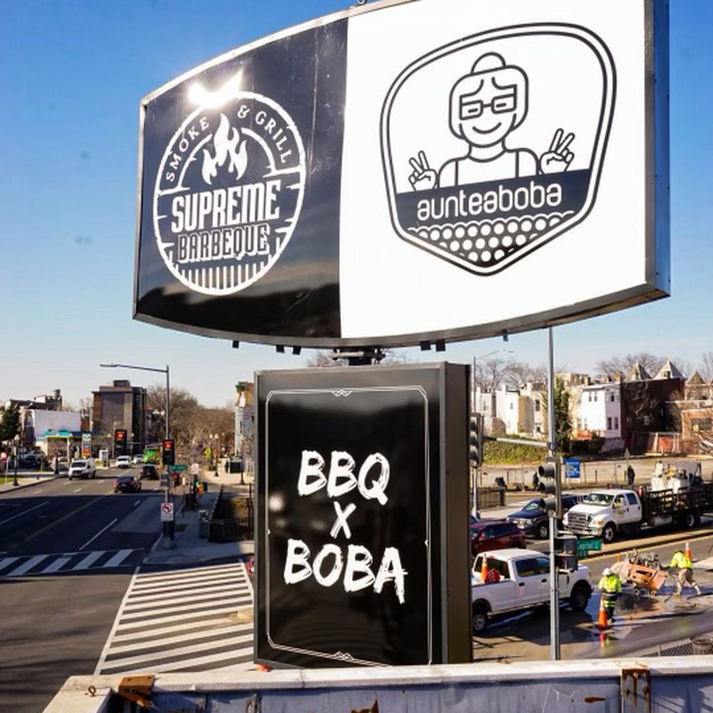 Supreme BBQ and auntea boba