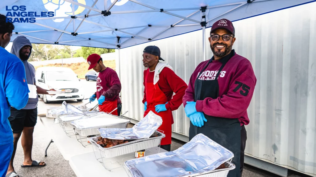 Woody's Bar-B-Que LA Rams