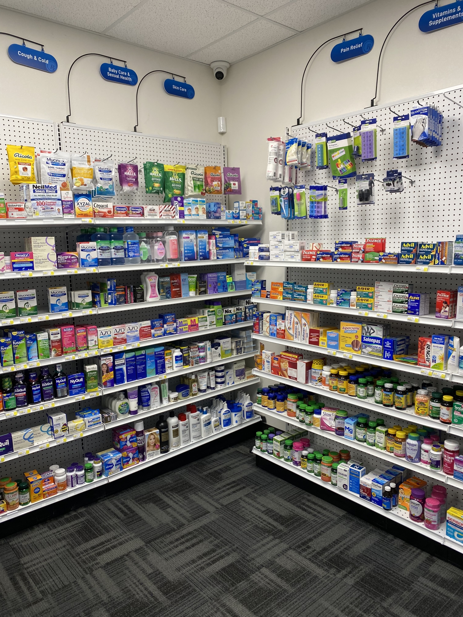 tukwila station pharmacy shelves
