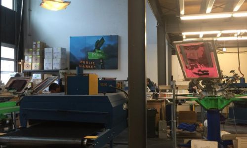 Choke Print Shop - Shop interior